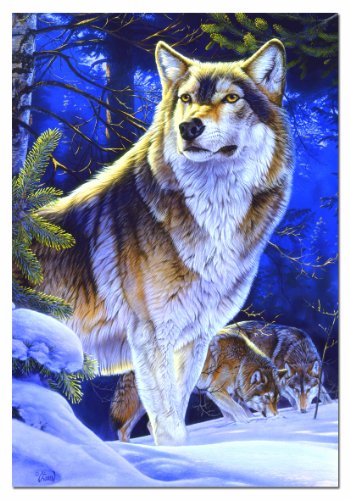 educa-15151-wolf-auf-wache-puzzle-500-teile-tiermotiv image 4