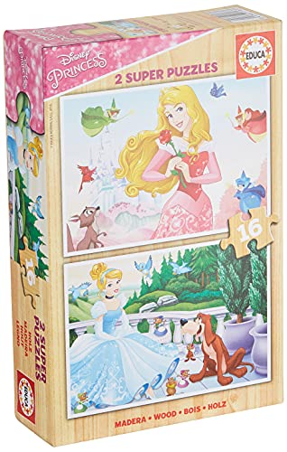 educa-disney-princesses-kinderpuzzle-2x16-teile-ab-3-j image 3