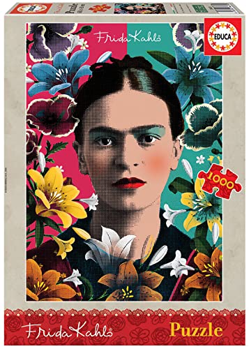 educa-18493-frida-kahlo-puzzle-1000-teile-kunst-portrait image 6