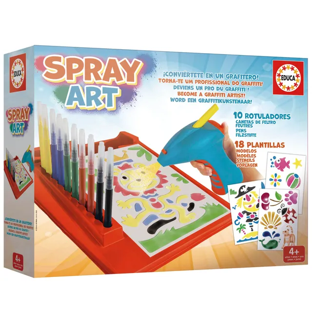 educa-spray-art-airbrush-malset-bastelset-ab-4-jahren image 1