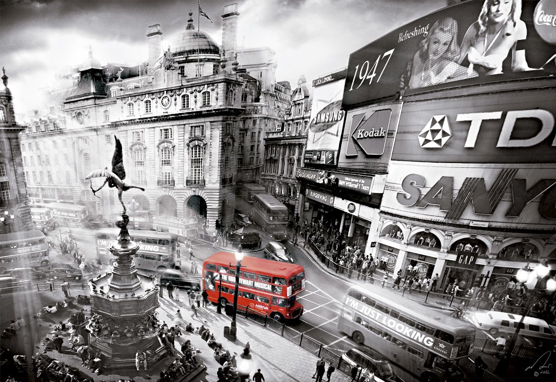 educa-15981-piccadilly-circus-puzzle-1000-teile-koloriert image 2