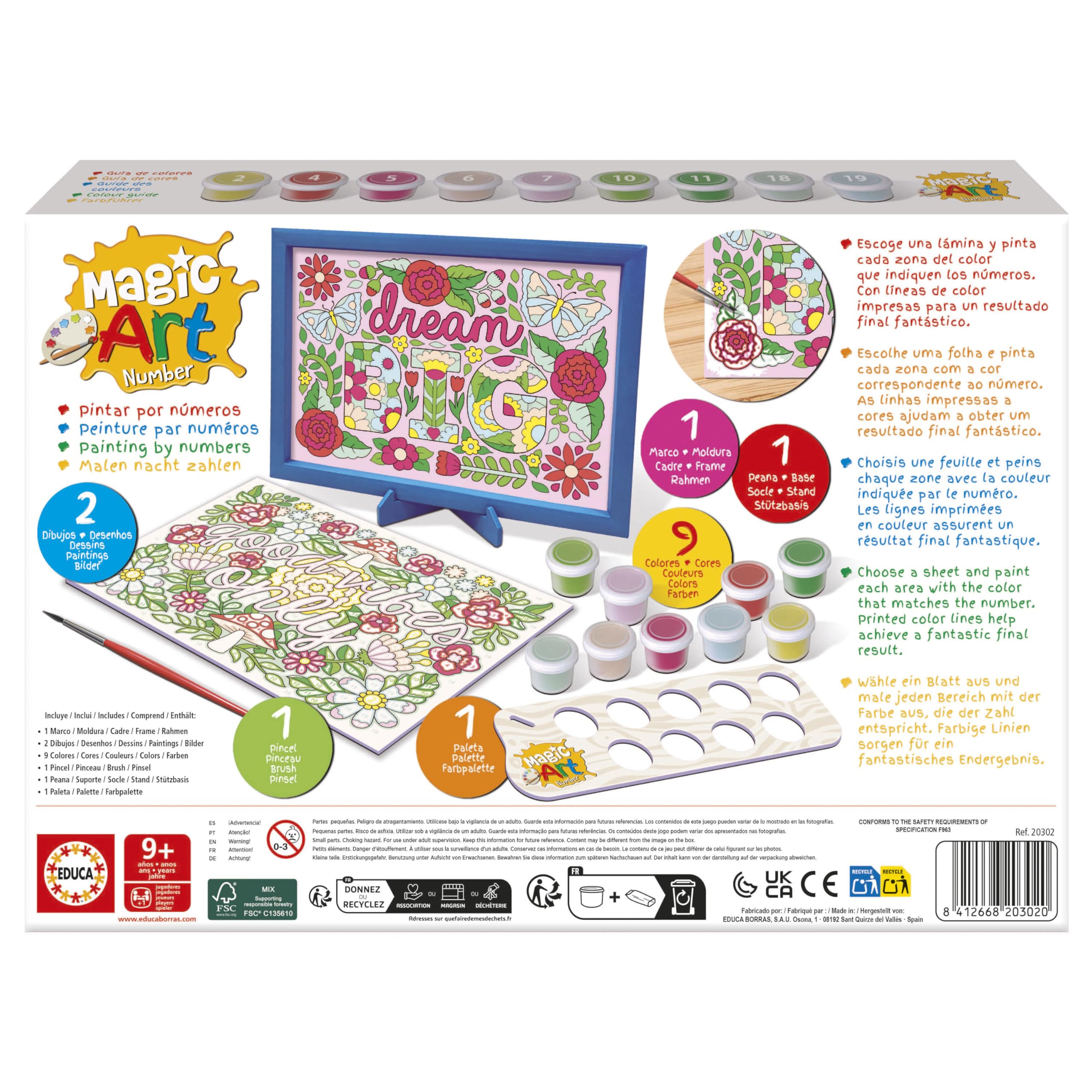 educa-magic-art-number-malen-nach-zahlen-blumen-20302-ab-9-j image 4