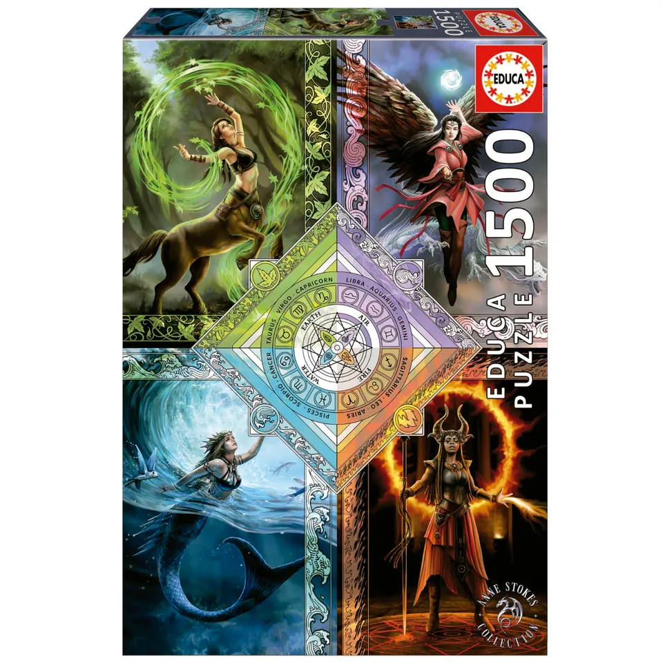 educa-elemental-magic-1500-teile-puzzle-anne-stokes-ab-14 image 1
