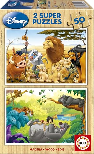 educa-disney-tierfreunde-holzpuzzle-2x50-teile-ab-4-jahren image 6