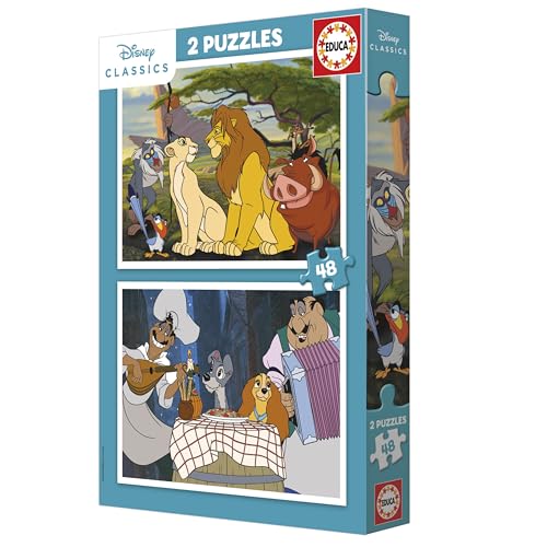 educa-kinderpuzzle-disney-tiere-19996-2x48-teile-ab-4-jahren image 8