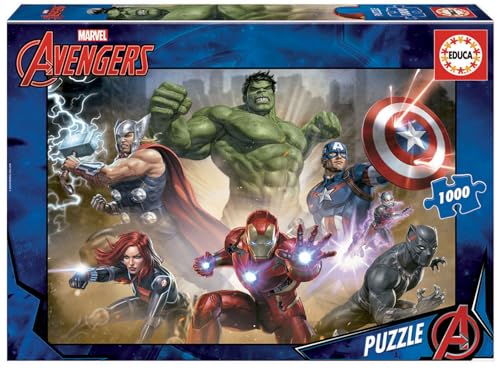 educa-marvel-the-avengers-puzzle-1000-teile-68x48-cm-mit-kleber image 7