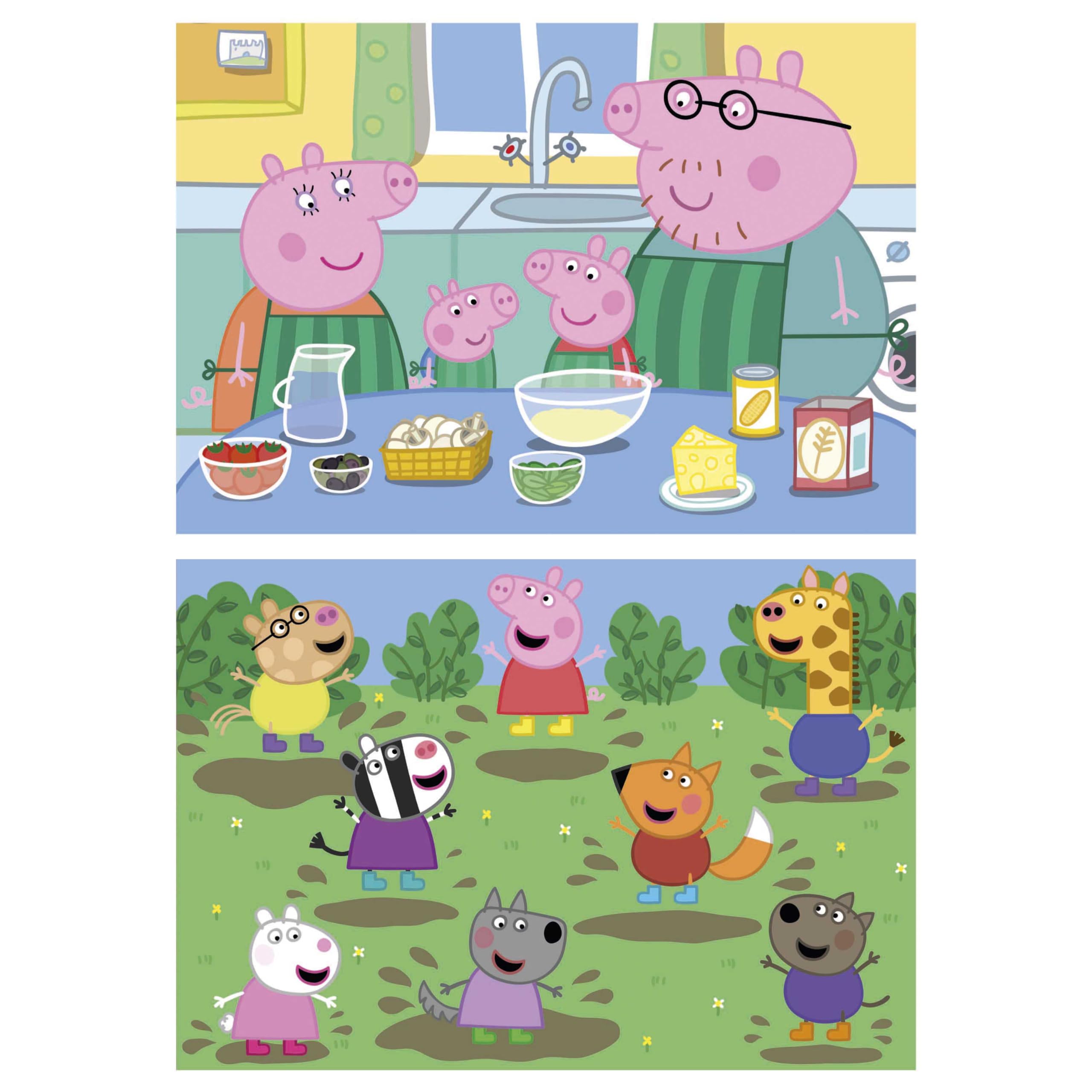 educa-peppa-pig-holzpuzzle-2x25-teile-ab-4-jahren image 2