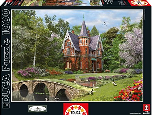 educa-1000-teile-puzzle-cottage-kopfsteinpflasterbr-cke-davison image 2