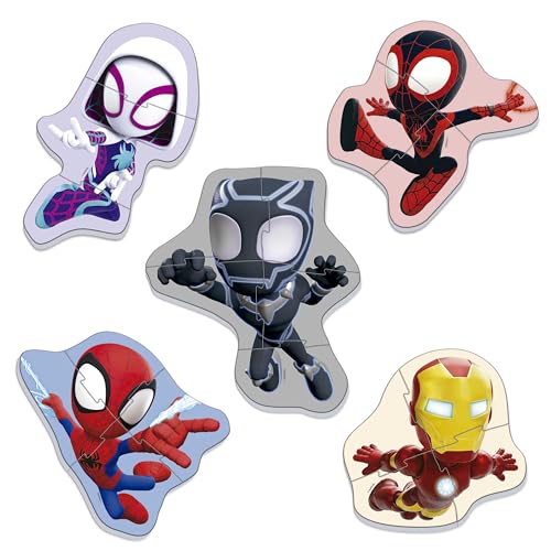 educa-19952-spidey-puzzle-set-5x-3-5-teile-ab-2-jahre image 7