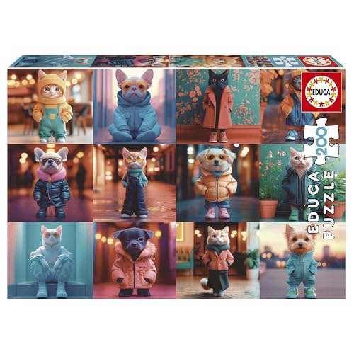 educa-modetiere-20219-kinderpuzzle-200-teile-ab-6-jahren image 7