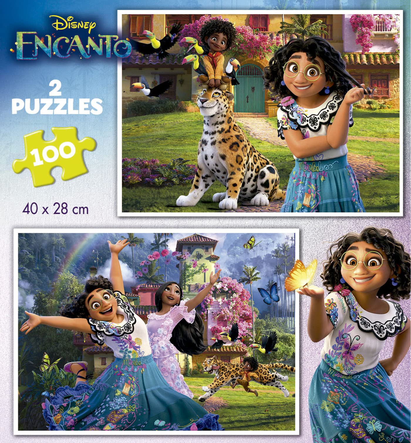 educa-19201-disney-encanto-puzzle-2x100-teile-ab-6-jahren image 3