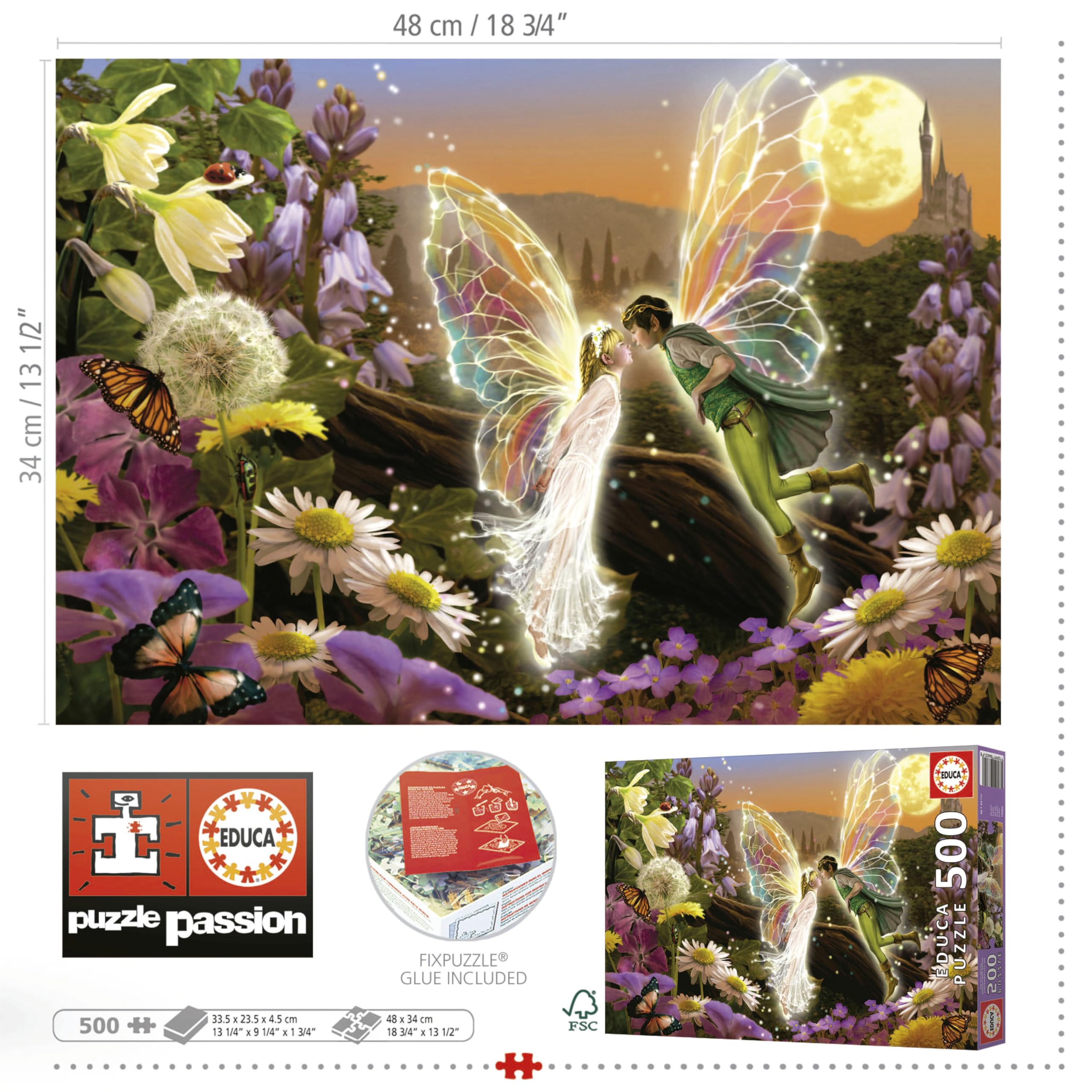 educa-der-kuss-19907-puzzle-500-teile-48-x-34-cm image 3