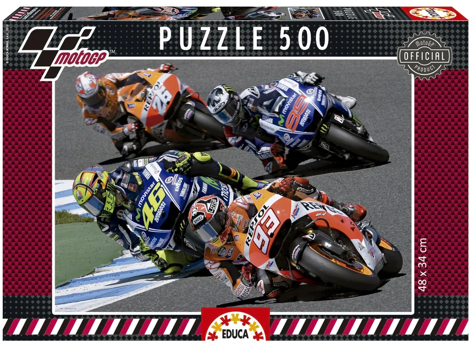 educa-motogp-2014-15-500-teile-puzzle-motorrad-rennen image 1