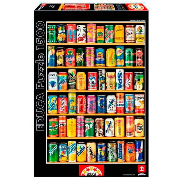 educa-getr-nkedosen-collage-puzzle-1500-teile-85x60-cm image 1