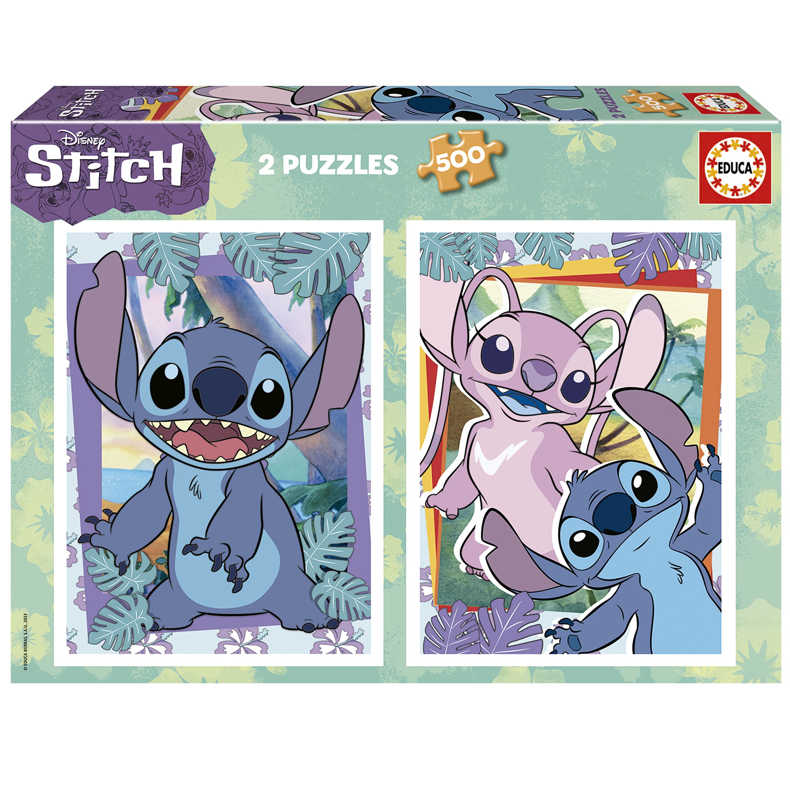 educa-disney-stitch-puzzle-2x500-teile-ab-11-jahren image 1