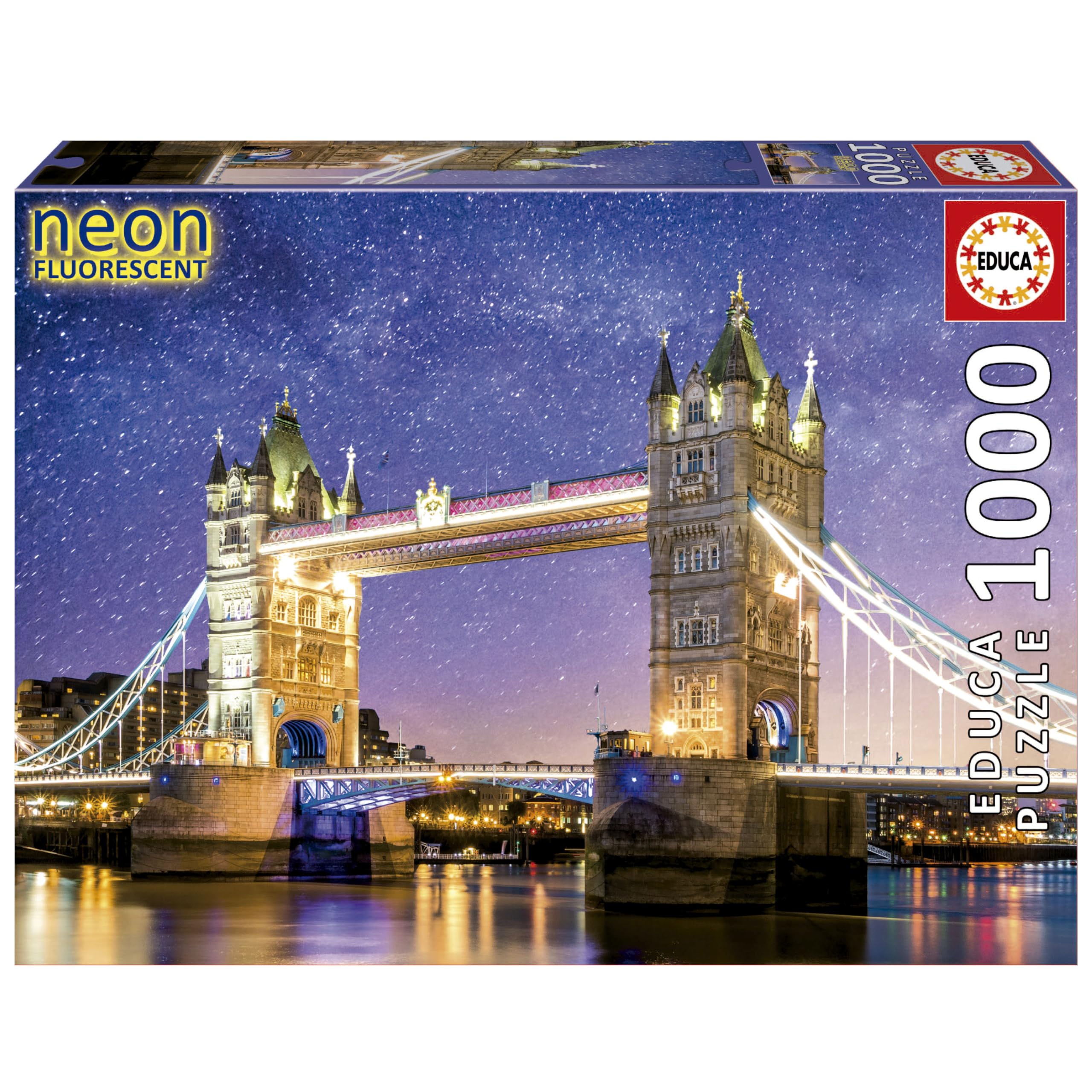 educa-19930-tower-bridge-neon-puzzle-1000-teile-leuchtend image 1