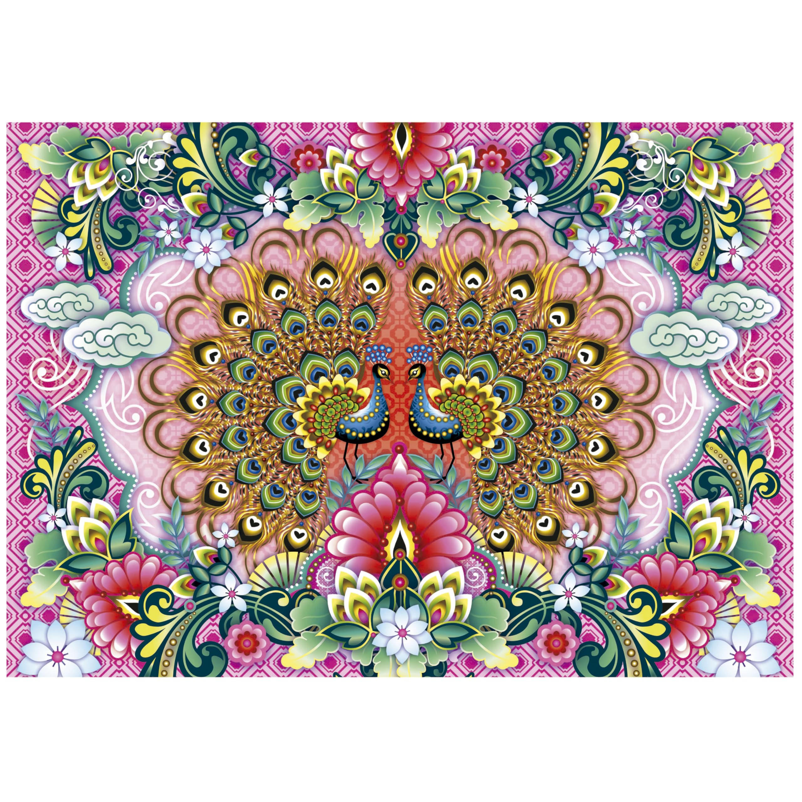 educa-19942-pavoni-del-bengala-puzzle-1500-teile-85x60-cm image 3