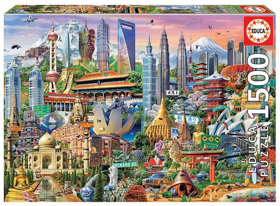educa-17979-wahrzeichen-asiens-puzzle-1500-teile-reisen-ab-12-jahren image 1