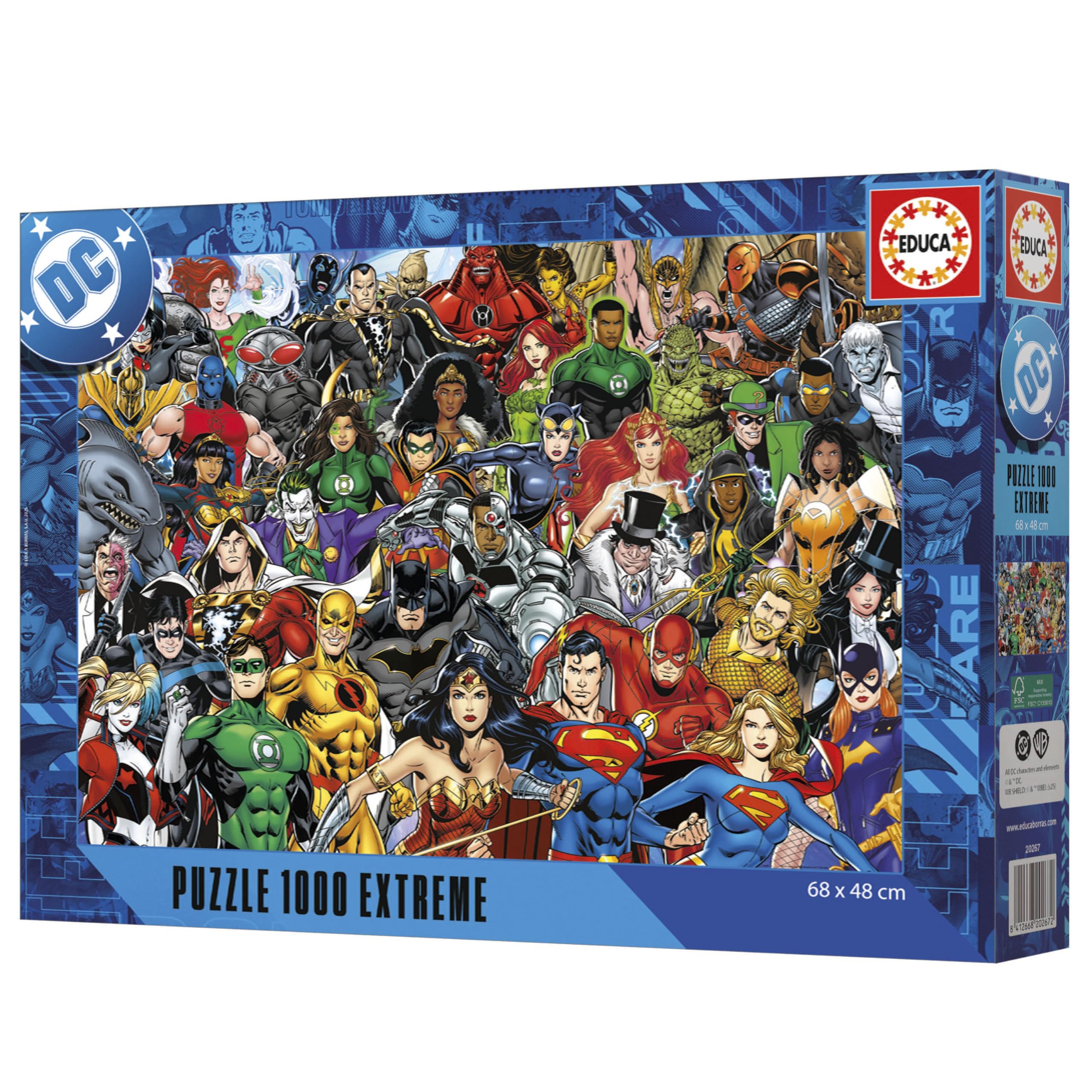 educa-20267-justice-league-xtreme-puzzle-1000-teile image 3