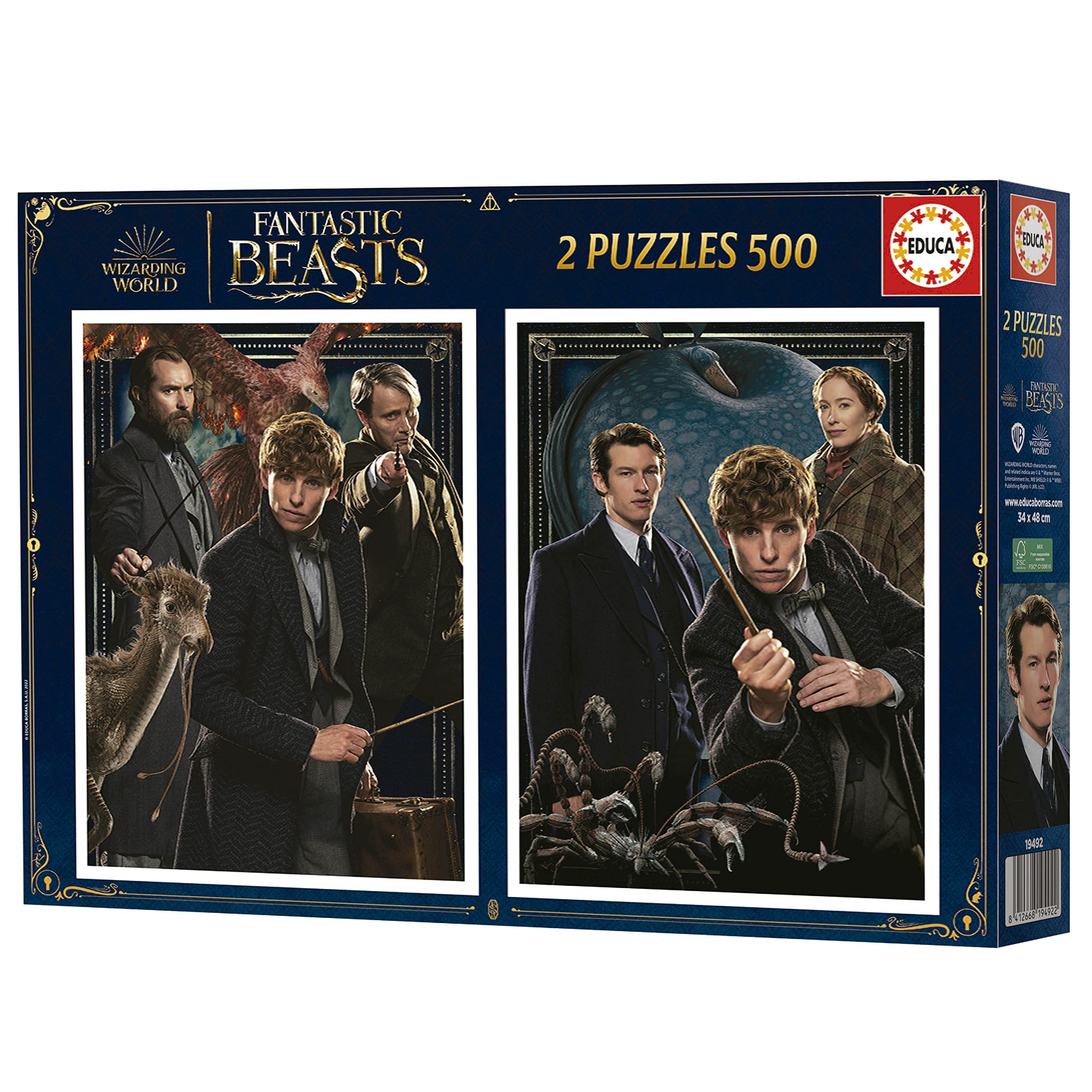 educa-fantastic-beasts-puzzle-2x500-teile-ab-11-jahren image 4