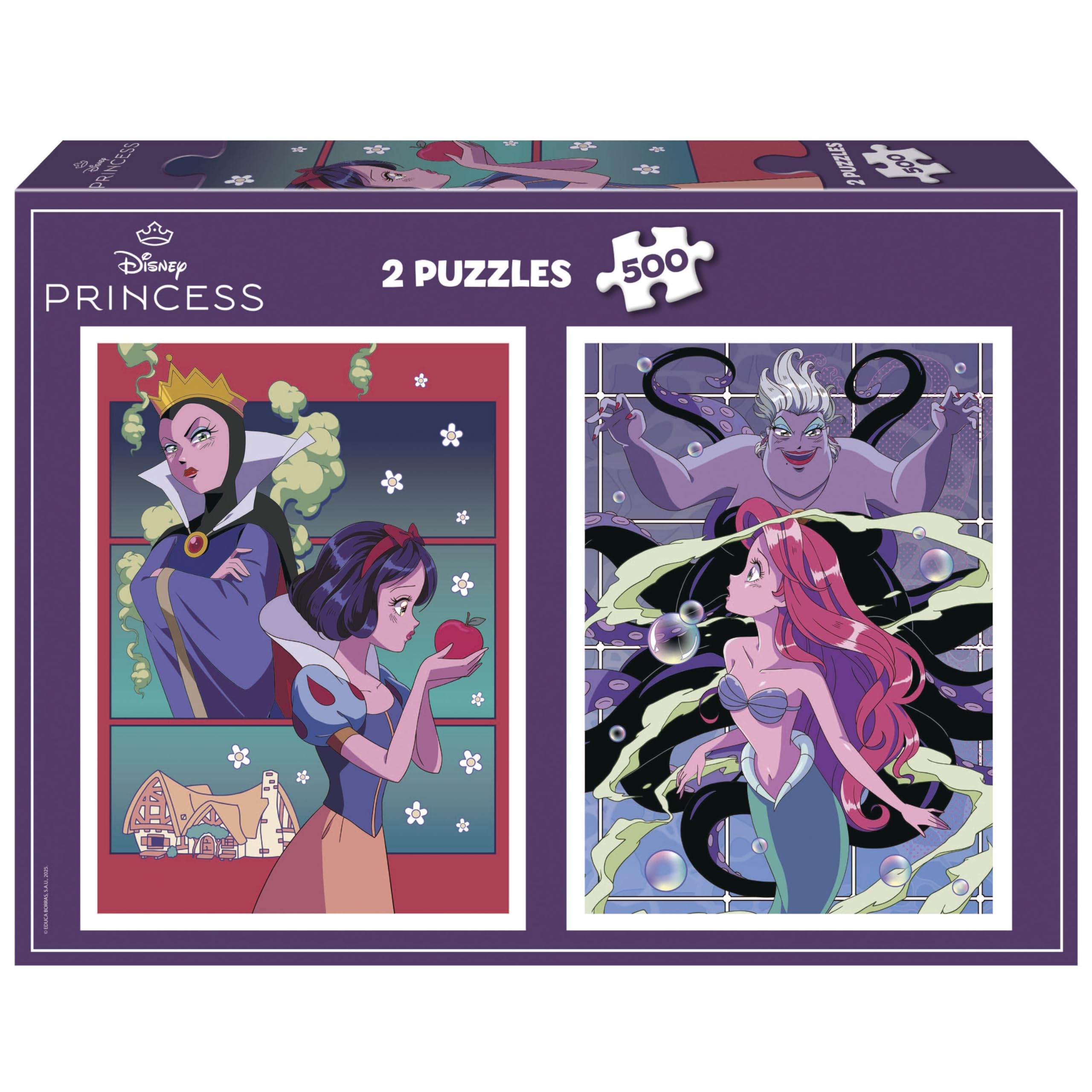 educa-disney-schurken-puzzle-2x500-teile-ab-11-jahren image 1