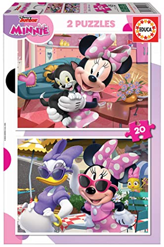 educa-minnie-maus-2x20-teile-kinderpuzzle-ab-3-jahren-disney-set image 6