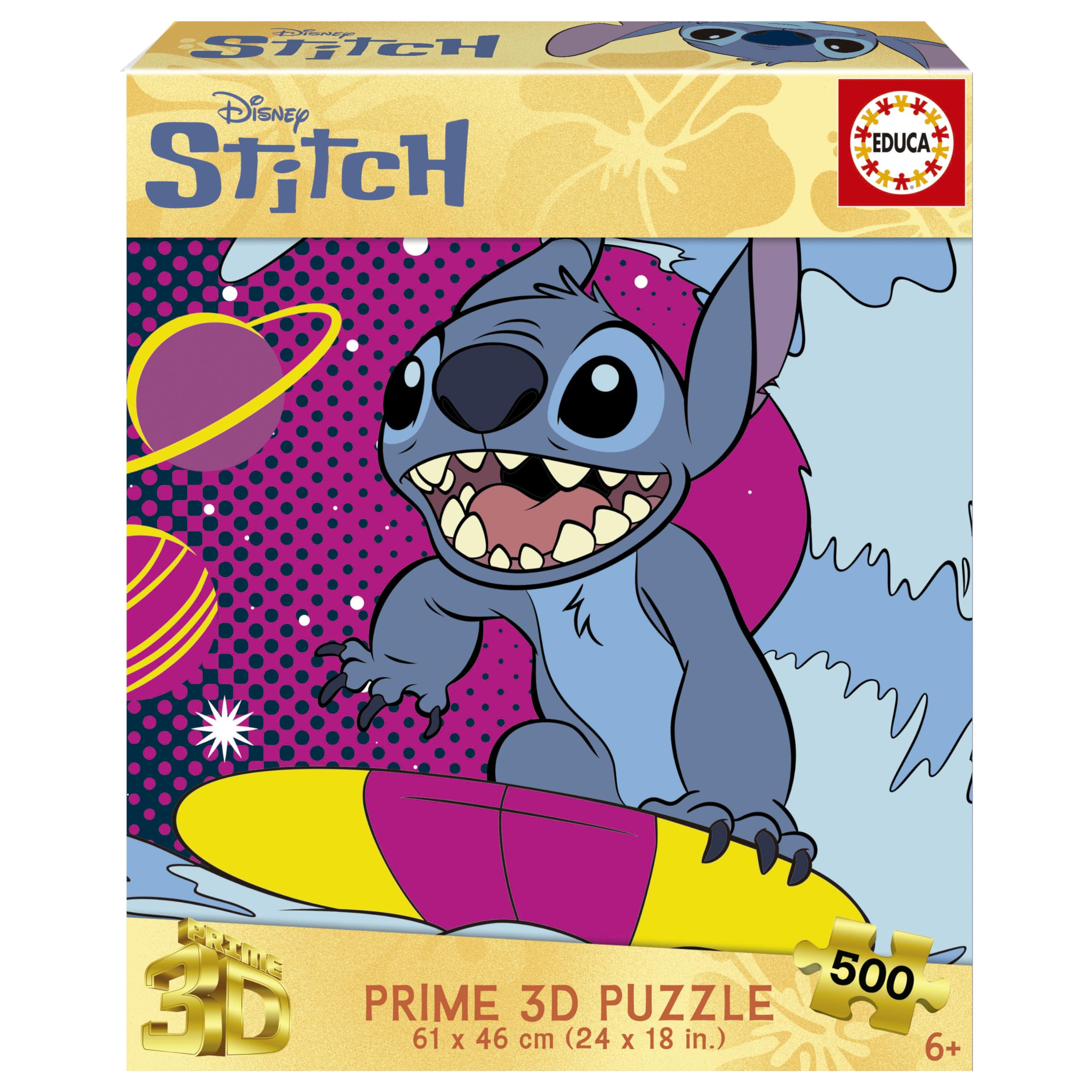 educa-stitch-3d-puzzle-500-teile-lenticular-61x46-cm image 1