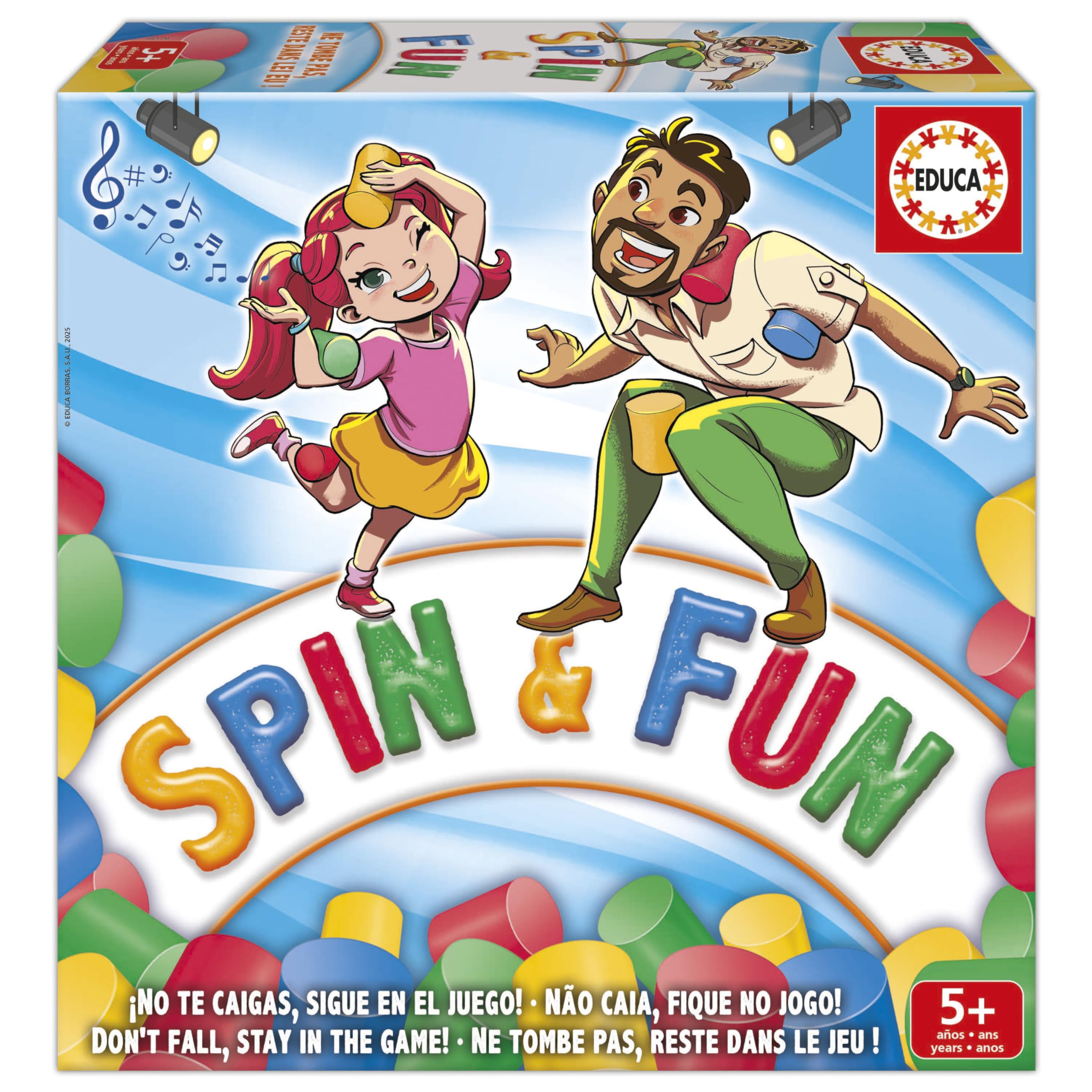 educa-board-games-20170-spin-fun-geschicklichkeitsspiel-ab-5-jahre image 1