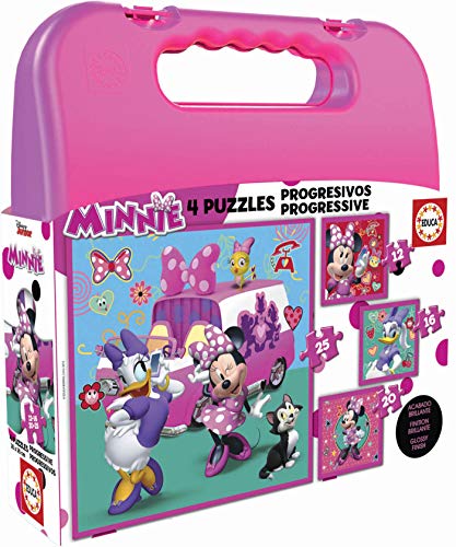 educa-17638-minnie-puzzlekoffer-4in1-12-16-20-25-teile image 5