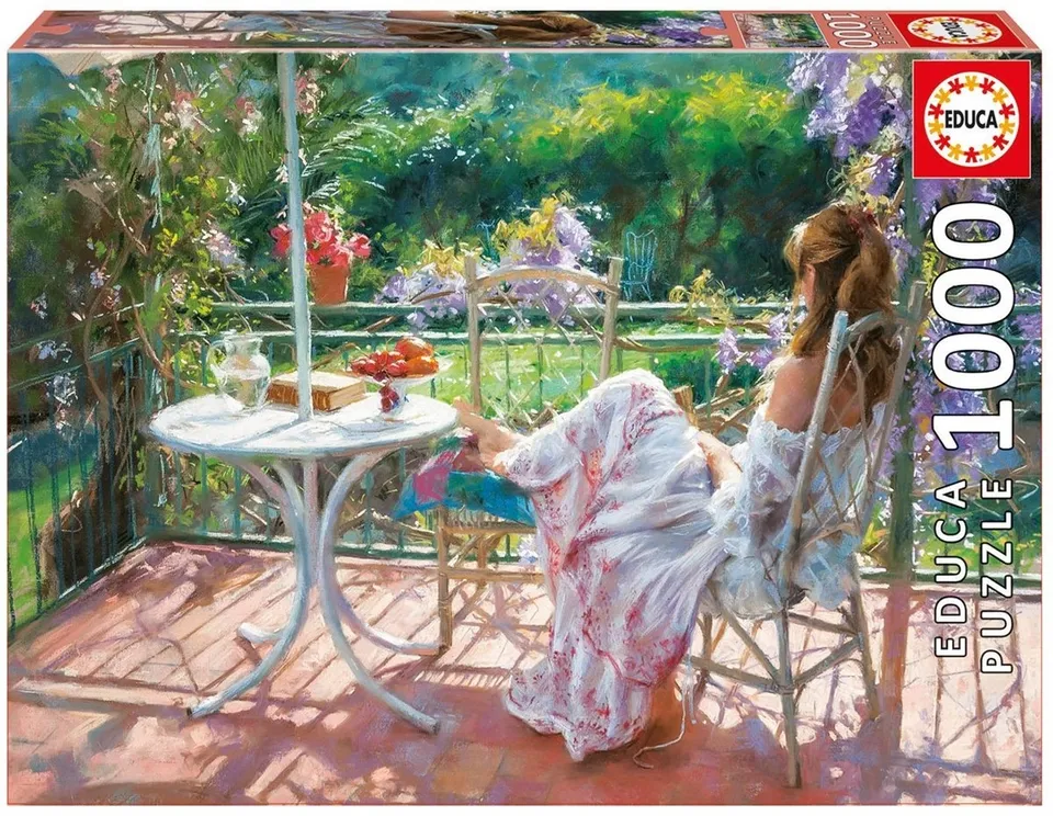 educa-16747-among-wisterias-puzzle-1000-teile-romero image 1