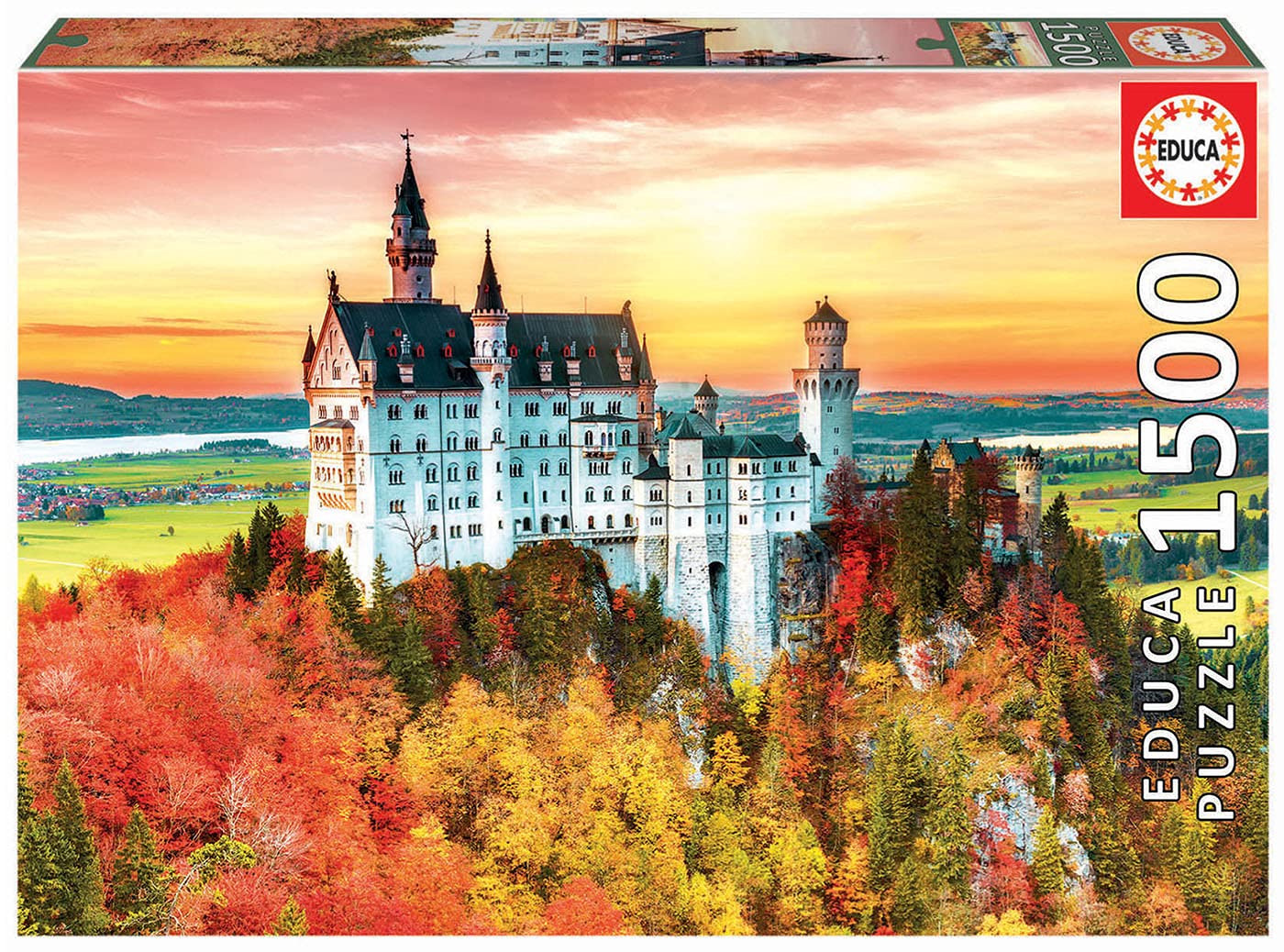 educa-schloss-neuschwanstein-puzzle-1500-teile-herbst image 1