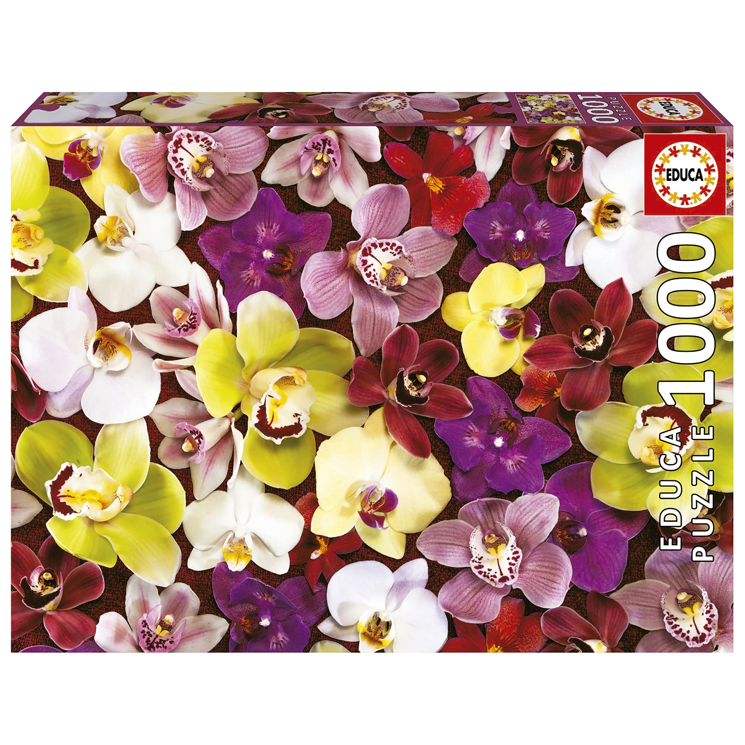 educa-orchideen-collage-puzzle-1000-teile-ab-14-jahren image 1