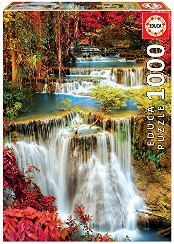 educa-wasserfall-im-wald-18461-puzzle-1000-teile image 6