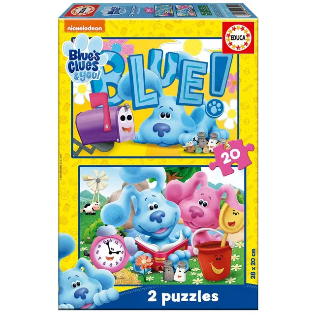 educa-spongebob-schwammkopf-19389-puzzle-2x100-teile-ab-6-jahren image 1