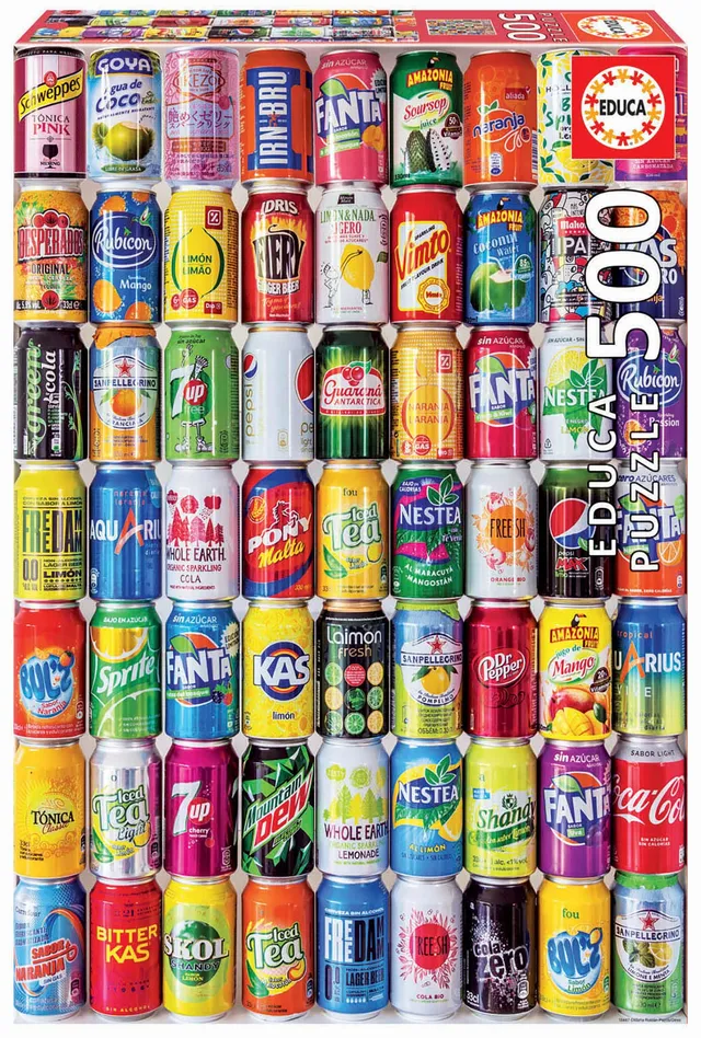educa-getr-nkedosen-puzzle-500-teile-ab-11-jahren-limonade image 1