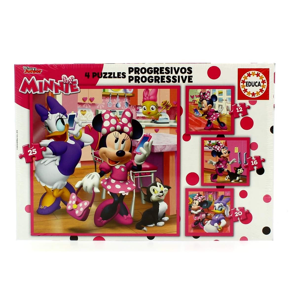 educa-minnie-happy-helpers-puzzle-12-16-20-25-4er-set-ab-3-jahren image 1