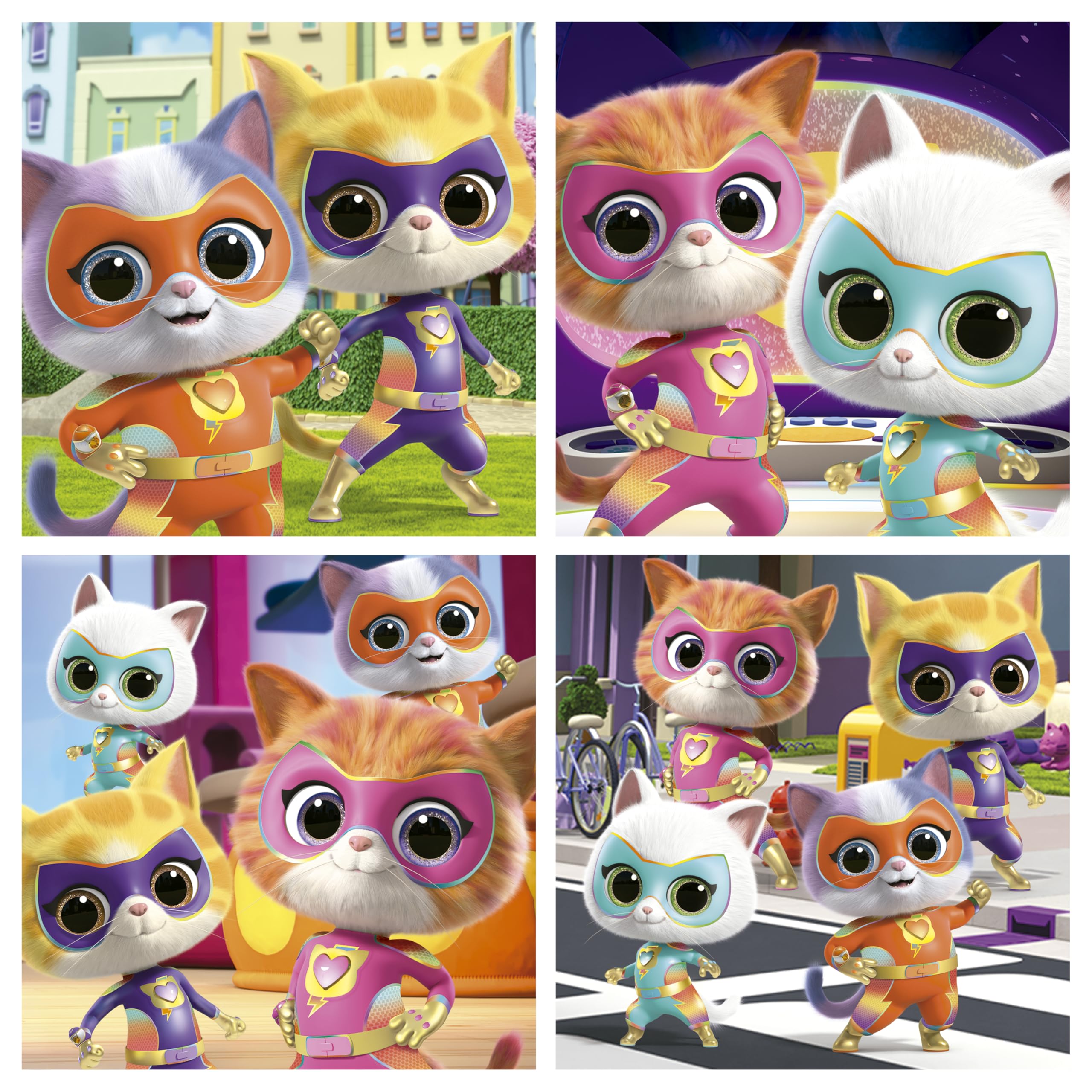 educa-superkitties-puzzle-set-4er-12-25-teile-ab-2-jahren image 3