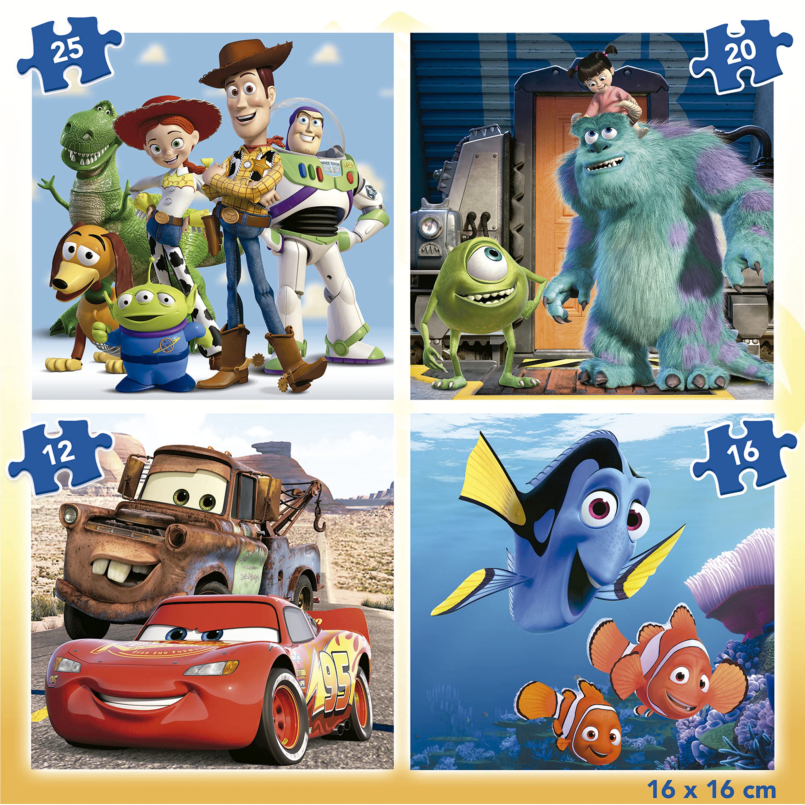 educa-pixar-filme-19681-puzzle-4in1-12-16-20-25-teile-ab-3-jahren image 3