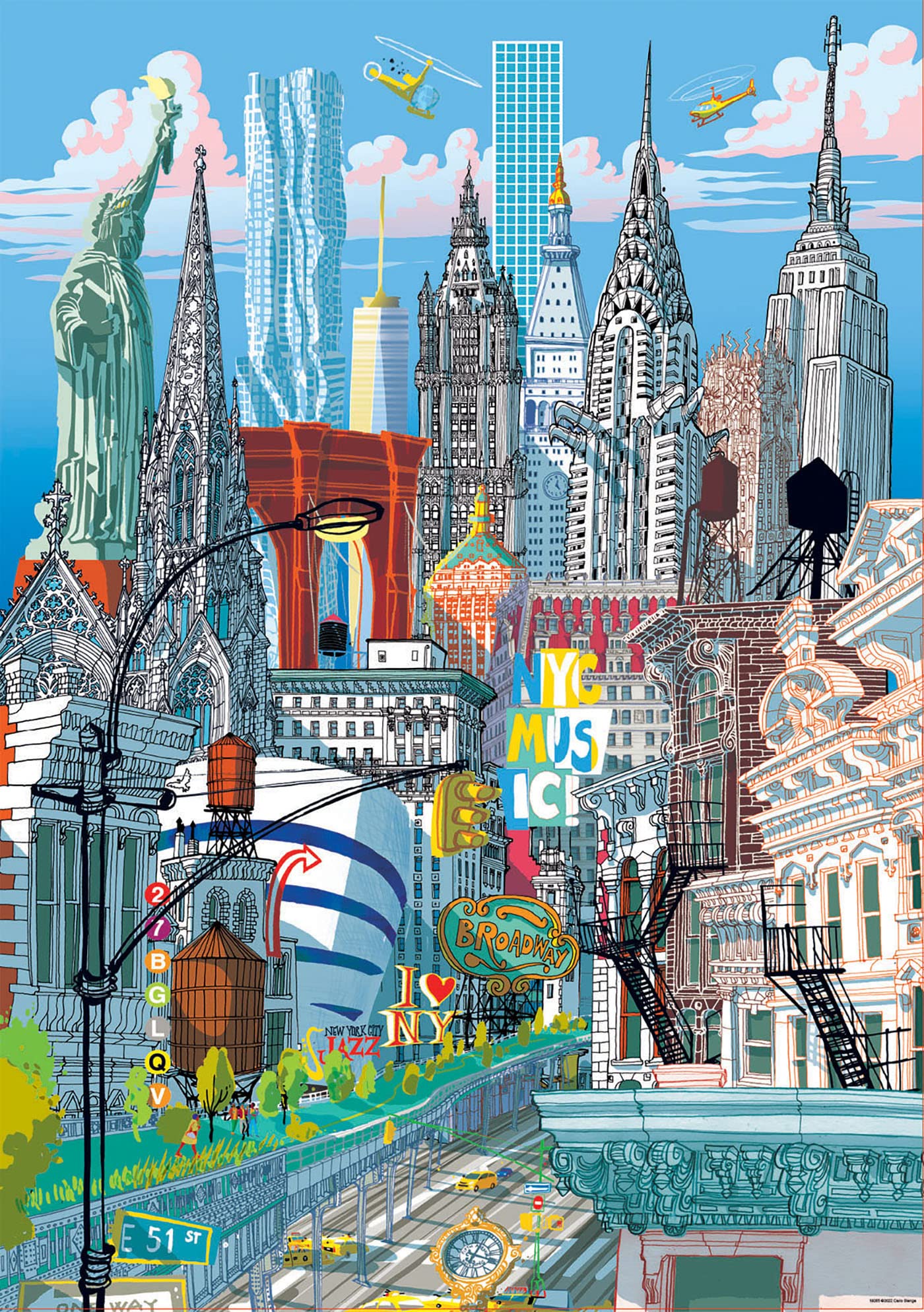 educa-new-york-1000-teile-puzzle-city-motiv-68x48-cm image 2
