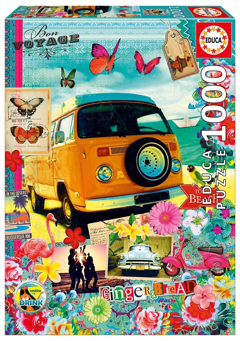 educa-17103-bon-voyage-puzzle-1000-teile-68x48-cm image 1