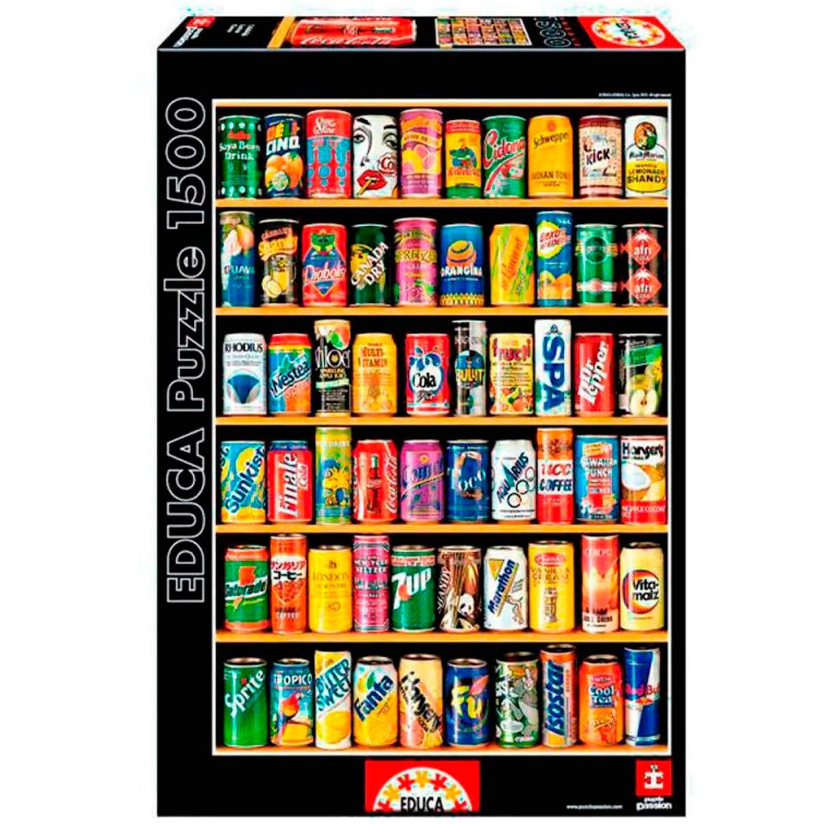educa-getr-nkedosen-collage-puzzle-1500-teile-85x60-cm image 1