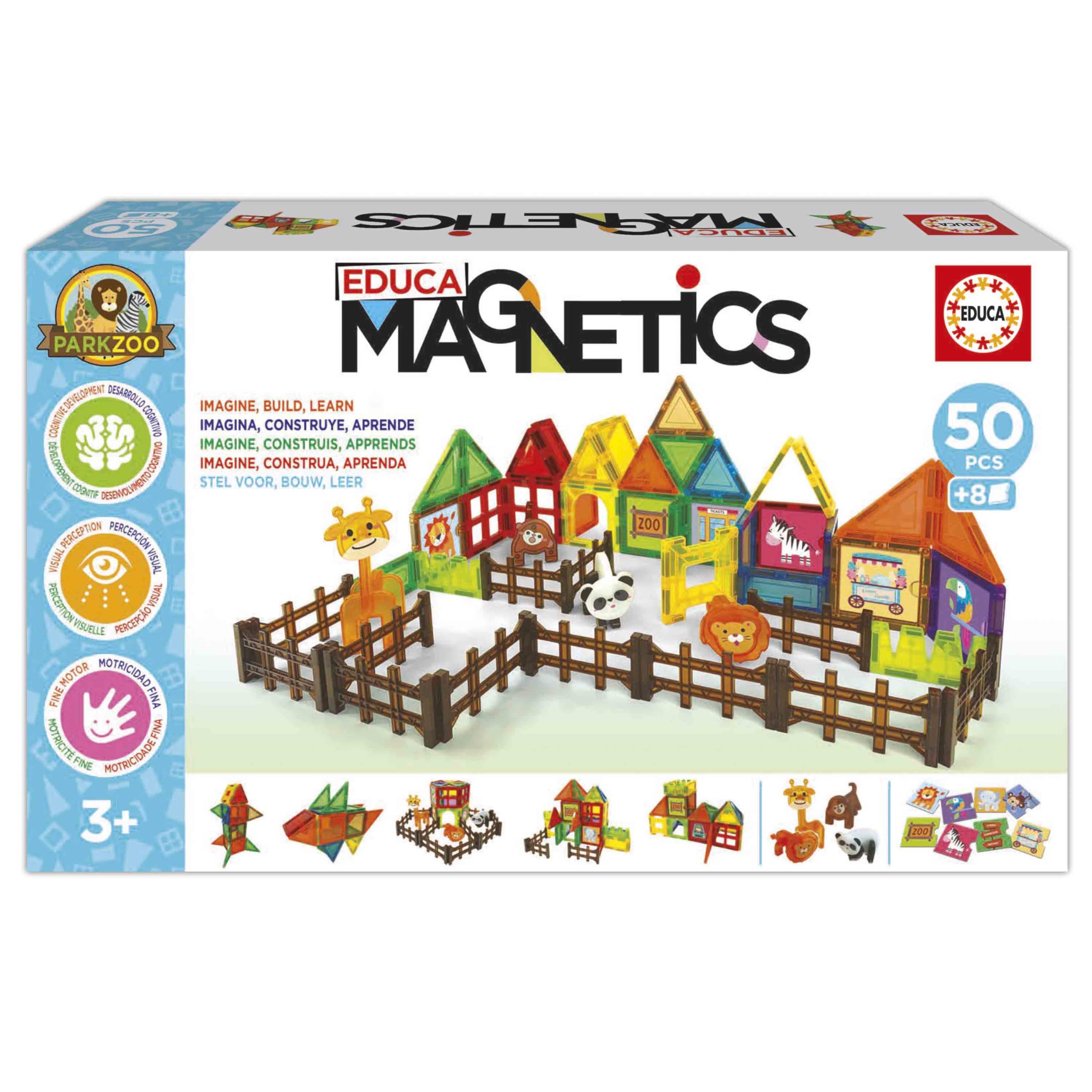 educa-magnetics-park-zoo-magnetbausteine-50-teile-ab-3-jahren image 1