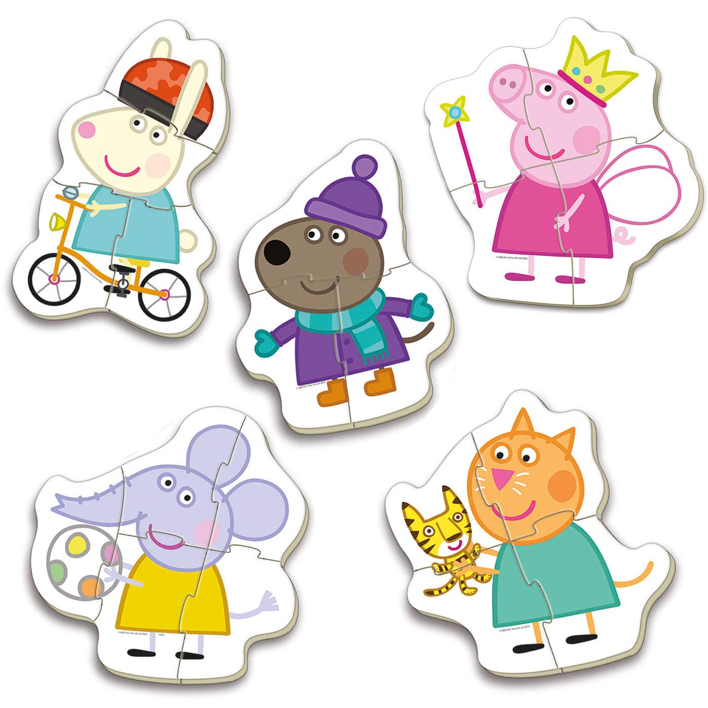 educa-peppa-wutz-15622-baby-puzzle-5er-set-ab-2-jahren image 2