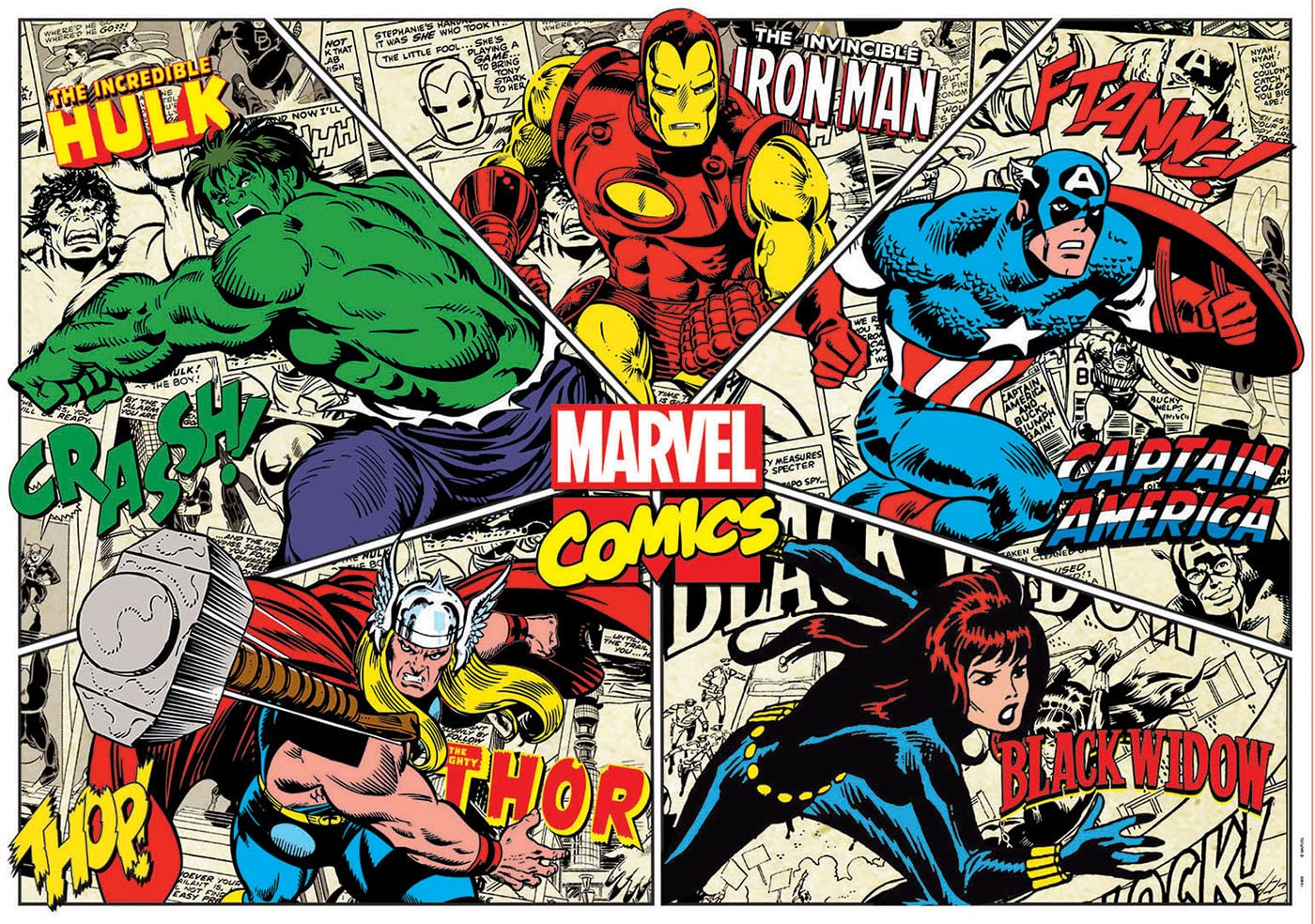 educa-marvel-comics-18498-puzzle-1000-teile-superhelden image 2