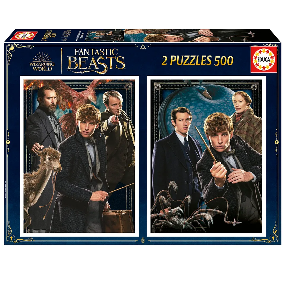 educa-fantastic-beasts-puzzle-2x500-teile-ab-11-jahren image 1