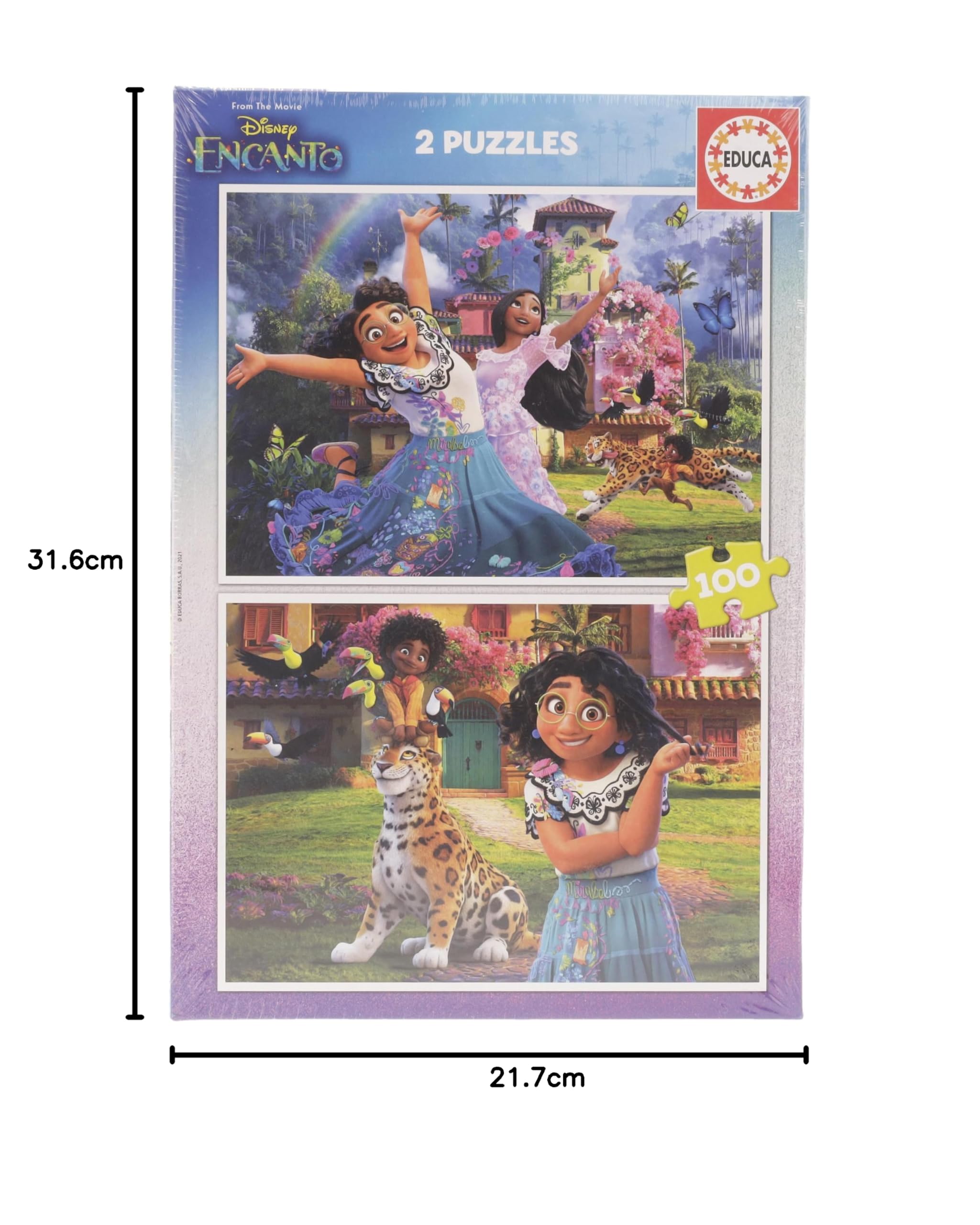 educa-19201-disney-encanto-puzzle-2x100-teile-ab-6-jahren image 7