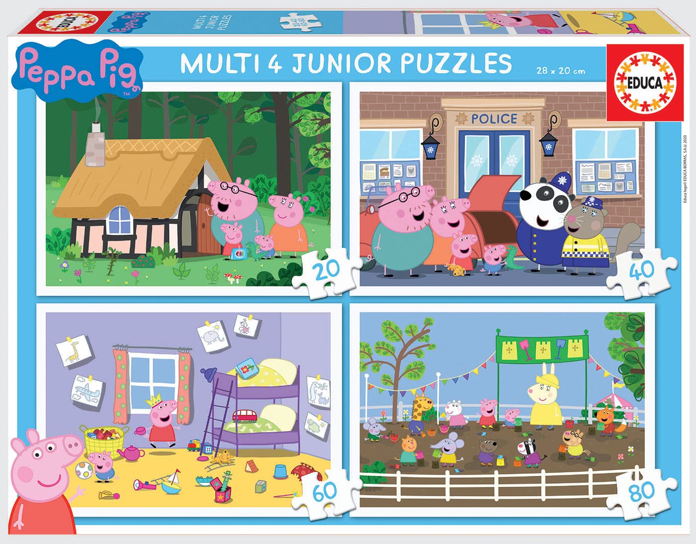 educa-peppa-wutz-puzzle-2x48-teile-kinder-set-ab-4-jahren image 8