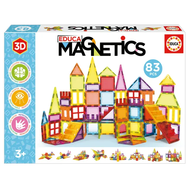 educa-magnetic-20025-magnetbausteine-83-teile-ab-3-jahren image 1