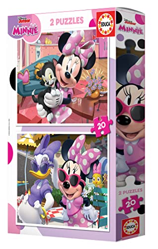 educa-minnie-maus-2x20-teile-kinderpuzzle-ab-3-jahren-disney-set image 8