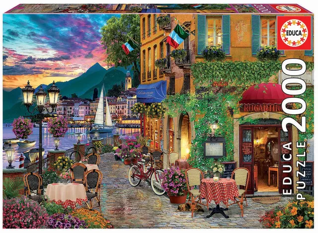 educa-18009-italianita-puzzle-2000-teile-italien-ristorante image 1